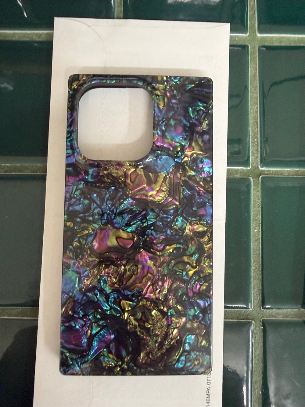 Iridescent Multi-Color Phone Case — Shimmering Protective Cover for iPhone 14pro